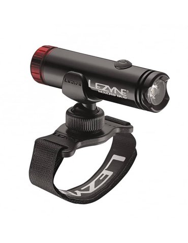Світло Lezyne MACRO DRIVE DUO 400 2-in-1 на шолом чорний