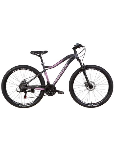 Велосипед AL 27.5" Formula MYSTIQUE 1.0 AM DD 17,5" сіро-фіолетовий з чорним 2021