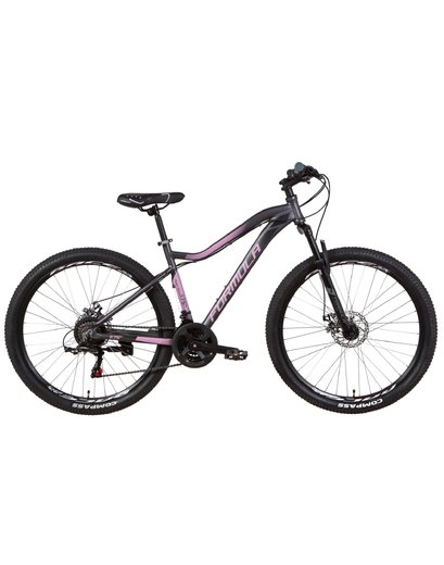 Велосипед AL 27.5" Formula MYSTIQUE 1.0 AM DD 17,5" сіро-фіолетовий з чорним 2021
