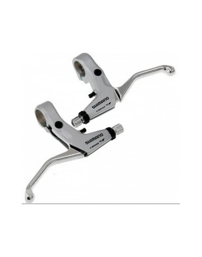 Гальмівні ручки Shimano BL-М421 Altus, для V-br, серебр/чорні