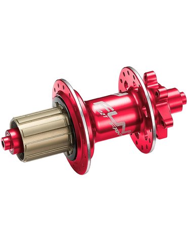 Втулка задняя Funn Fantom 135mm, QR 5mm axle, Disc brake 6-bolt Anod. Red 32H
