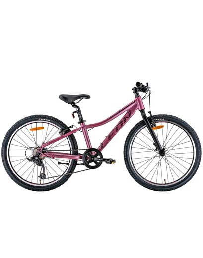 Велосипед 24" LEON JUNIOR VBR 2022 12" рожевий