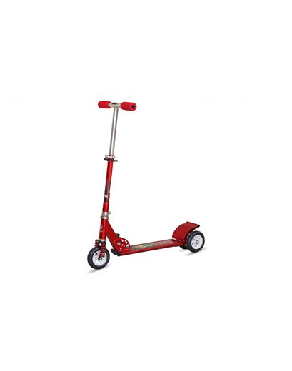 Самокат складаний VNC SC-003-RD (платформа алюм., колеса 125мм, задні здвоєні, ножний гальм.), черво
