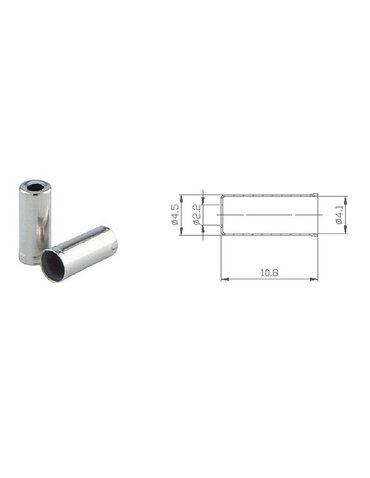 Концевик рубашки Alligator  M4*12mm  (банка 200шт)