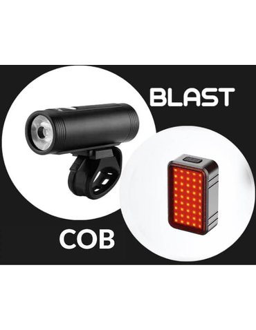 Комплект велосипедного світла Lelumia Blast Multi COB combo