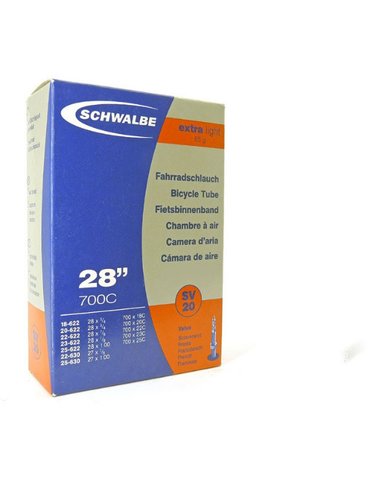 Камера Schwalbe 28" (18 / 25x622 / 630) SV 60 мм SV20 Extra Light IB