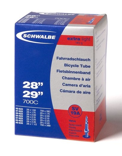 Камера Schwalbe 29" (40 / 62-584 / 635) SV 40мм SV19A EXTRA LIGHT