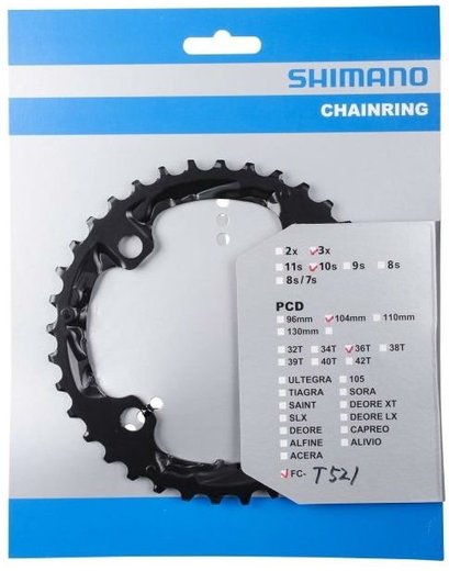 Зірка шатунів Shimano Deore FC-M610/T521 36T