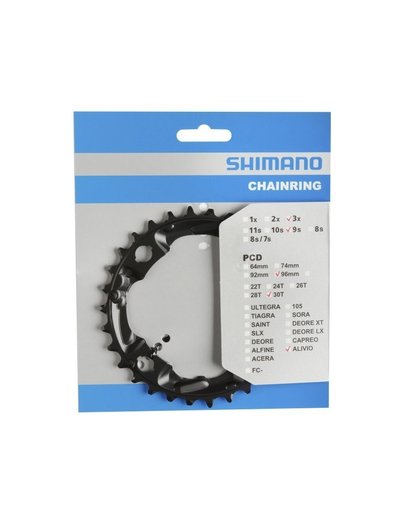 Зірка шатунів Shimano FC-M4000 ALIVIO 30зуб. 9-Cкор.