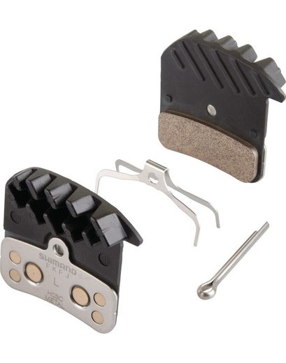 Гальмівні колодки дискові Shimano H03C XT/SAINT/ZEE sintered + радіатор
