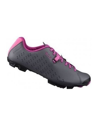 Велотуфлі жіночі Shimano SH-XC500WG пурпурно-сірі 40