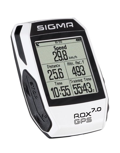 Велокомп'ютер Sigma ROX 7.0 GPS white білий
