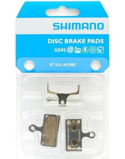 Гальмівні колодки дискові Shimano G04S XTR/XT/SLX/DEORE/ALFINE/ULTEGRA metal