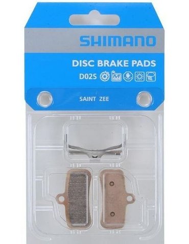 Гальмівні колодки дискові Shimano D02S XT/SAINT/ZEE/SLX/DEORE metal