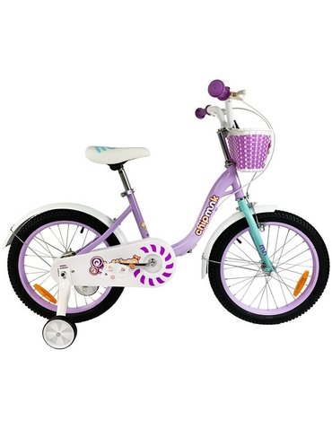 Велосипед 14" RoyalBaby Chipmunk MM Girls 14 (OFFICIAL UA) фіолетовий
