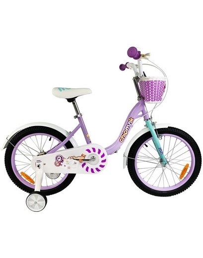 Велосипед 14" RoyalBaby Chipmunk MM Girls 14 (OFFICIAL UA) фіолетовий