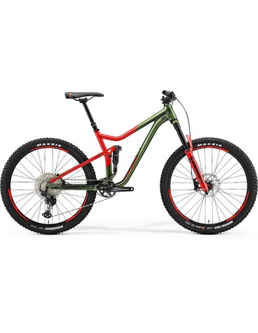 Велосипед 29" Merida ONE-FORTY 700 green/red M (17) 167-183 см