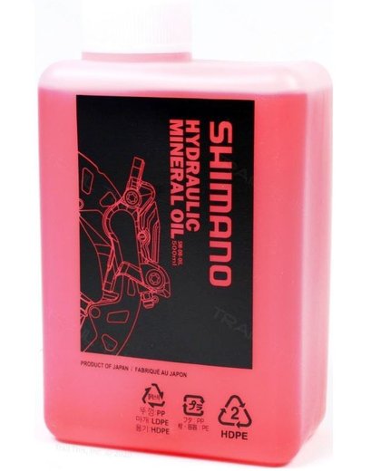 Масло мінеральне Shimano для гідравлічних гальм 500 мл