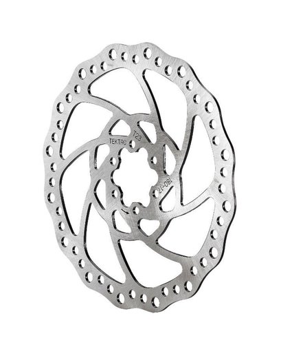 Ротор Tektro TR180-17 180 мм під 6 болтів сріблястий