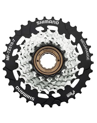 Зірки задні з трещеткой MF-TZ510-7, 14-34, срібл, 7-зв.