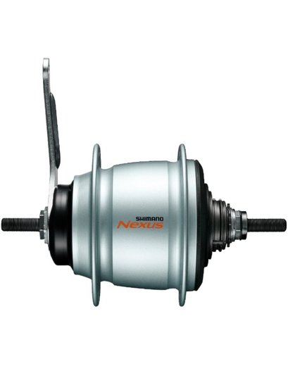 Втулка задня Shimano SG-C6001-8, NEXUS 8-швидк, 36 отв, з ножним гальмом, срібл.