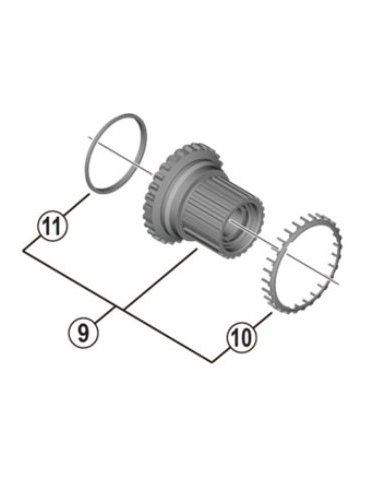 Барабан задньої втулки Shimano FH-M8110/ M7110