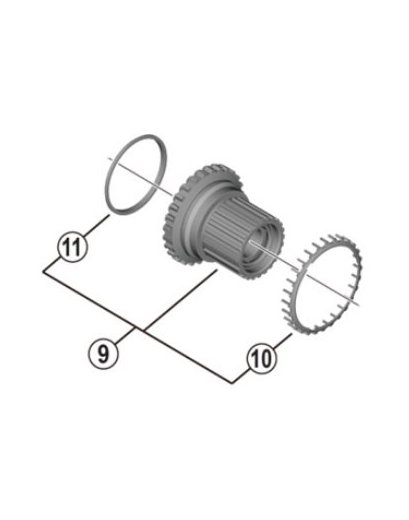 Барабан задньої втулки FH-M8110, Deore XT