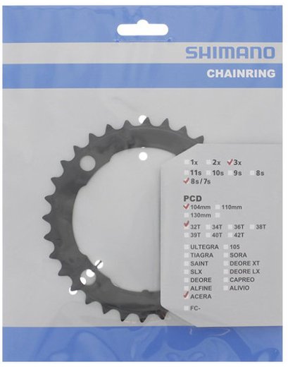 Зірка шатунів Shimano FC-M361 ACERA 32зуб.