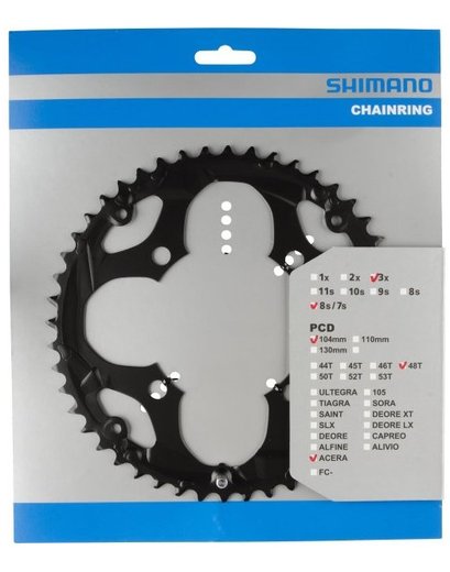 Зірка шатунів Shimano FC-M361 ACERA 48зуб. чорн