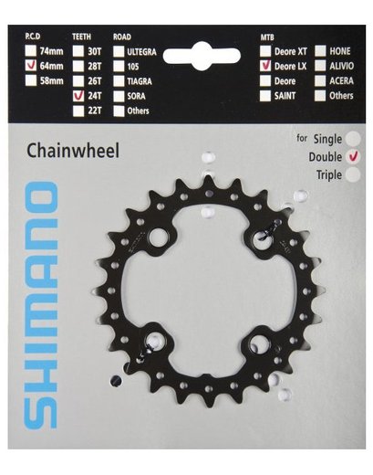 Зірка шатунів Shimano FC-M675 SLX, 24зуб. АM