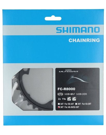 Зірка шатунів Shimano Ultegra FC-R8000 36T для 2x11 (MT - 46-36T/52-36T)