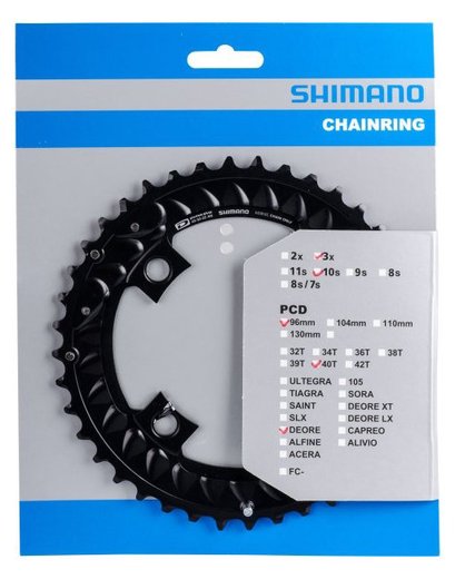 Зірка шатунів Shimano Deore FC-M6000-3 40T для 3x10 (AN - 40-30-22T)