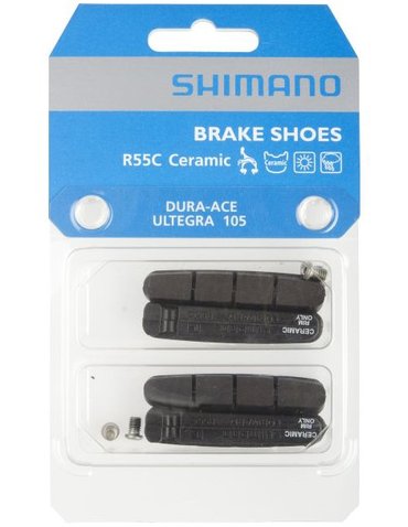 Гальмівні колодки (гумки) Shimano R55C DURA-ACE/ULTEGRA/105 для карбонових ободів (2 пари)