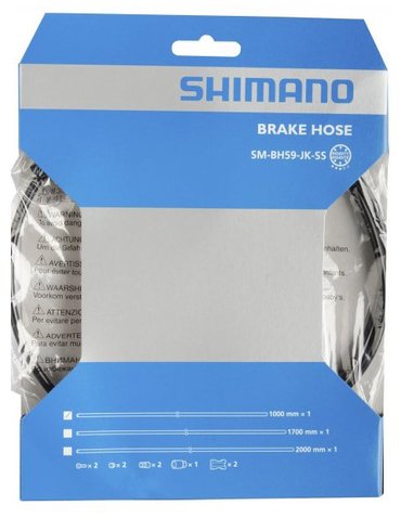 Гідролінія Shimano SM-BH59 для дискових гальм, 1000мм з комплектом з'єднання, чорна
