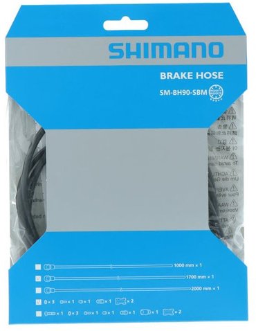 Гідролінія Shimano DEORE XT SM-BH90-SBM-LL для дискових гальм, 1700мм чорна