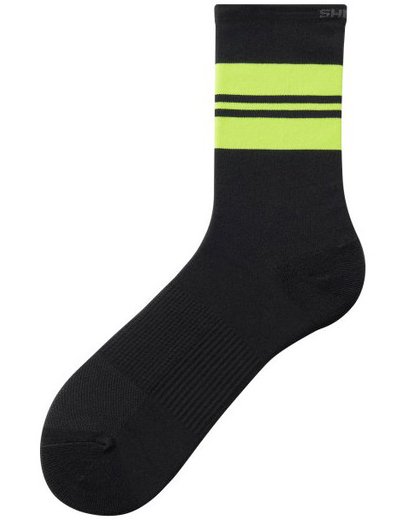 Шкарпетки Shimano ORIGINAL TALL, чорно-жовті Розмір 36-40