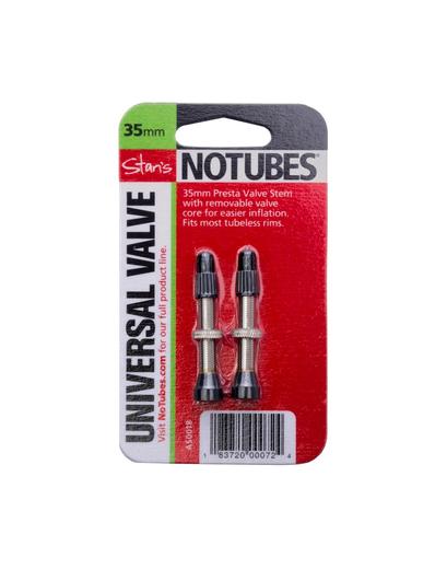 Ніпель Stan's Notubes FV (2шт блістер) silver 35 mm