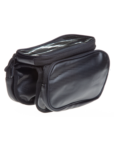 Сумка на раму під смартфон до 6,5" Sahoo Classic R-Tex 12813-A з чохлом в комплекті