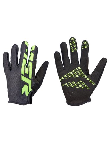 Рукавиці MERIDA TRAIL Full Finger black/green Розмір S