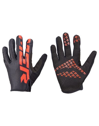 Рукавиці MERIDA TRAIL Full Finger black/red Розмір S