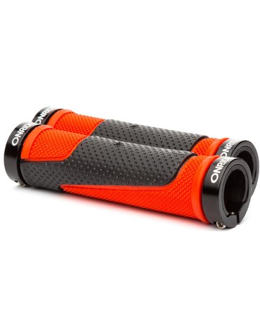 Ручки руля ONRIDE DualGrip. Чорний/Червоний