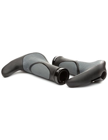 Ручки руля ONRIDE HornGrip30. Чорний/Сірий