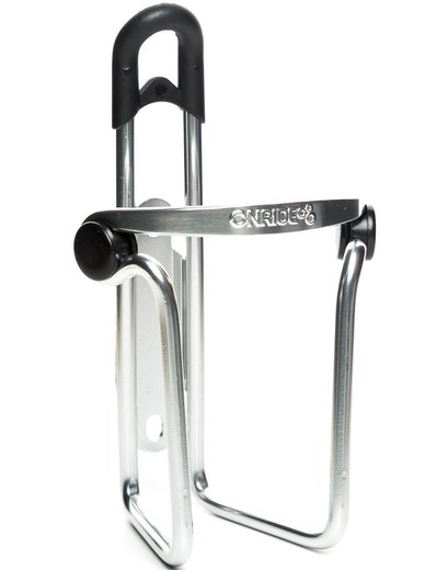 Фляготримач ONRIDE Slot 2.0 з вставками збоку і зверху сріблястий (плаский прут)