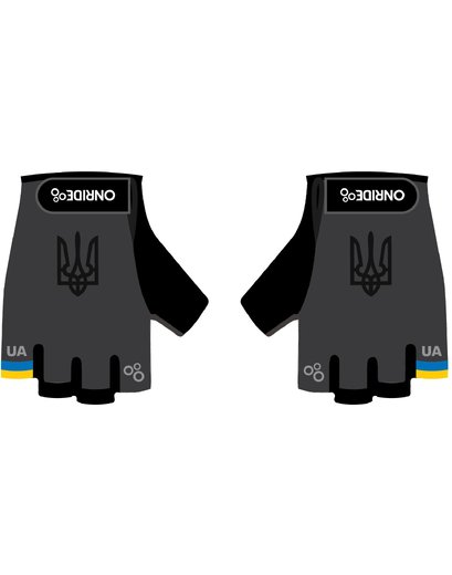 Рукавички ONRIDE Hold 20 UA колір сірий Розмір M