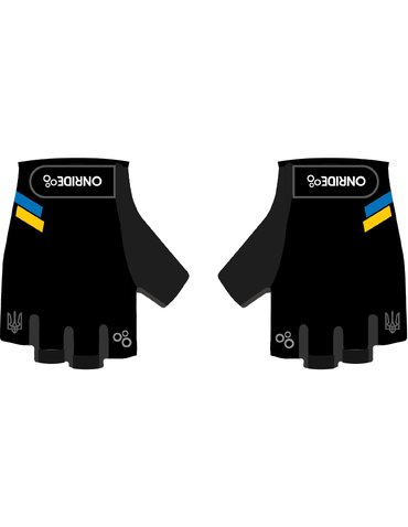 Рукавички ONRIDE Hold 20 UA колір чорний Розмір S