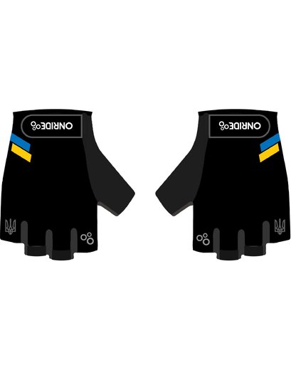 Рукавички ONRIDE Hold 20 UA колір чорний Розмір S