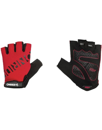 Рукавички ONRIDE Hold 20 колір червоний/чорний Розмір XL