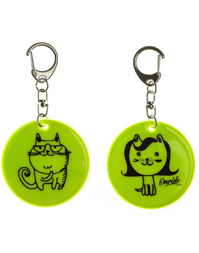 Світловідбиваючий брелок ONRIDE Котики