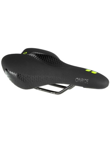 Сідло ONRIDE Finch, Comfort Density сталеві рамки чорний