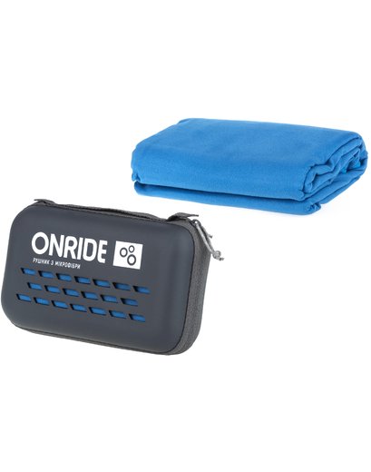 Рушник з мікрофібри ONRIDE Wipe 20 (120х60 см) блакитний у кейсі